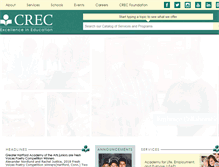 Tablet Screenshot of crec.org